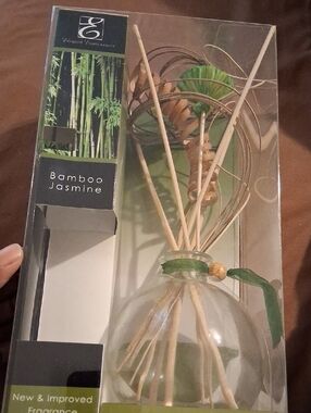 Bamboo Jasmine Reed Diffuser - Green & Natural